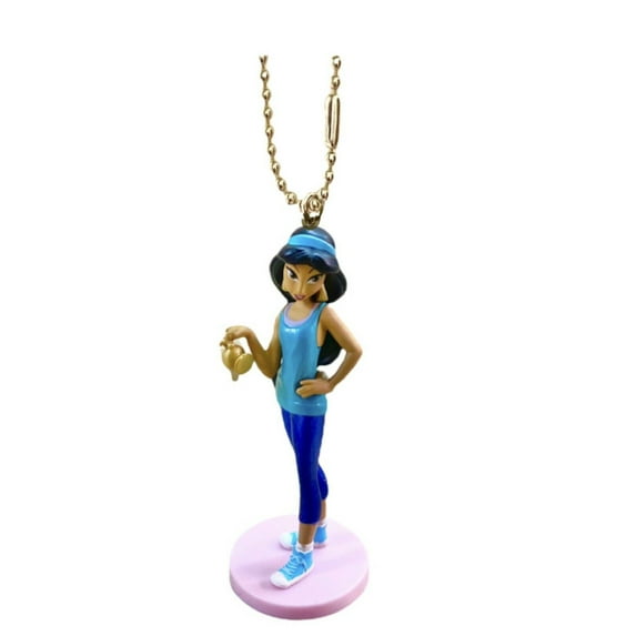 Vanellope Princess Jasmine Sports Keychain Dangler Ornament Figure Charm Gift 3”