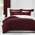 thumbnail image 1 of Vanessa Coverlet & 2 Pillow Shams Set, Merlot - Queen Size - 3 Piece, 1 of 1