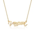 thumbnail image 1 of Vanessa Necklace Personalized, 14K Gold Filled Ivy Name Necklace Personalized Nameplate Necklace Jewelry Gifts for Women Teen Girls, 1 of 5