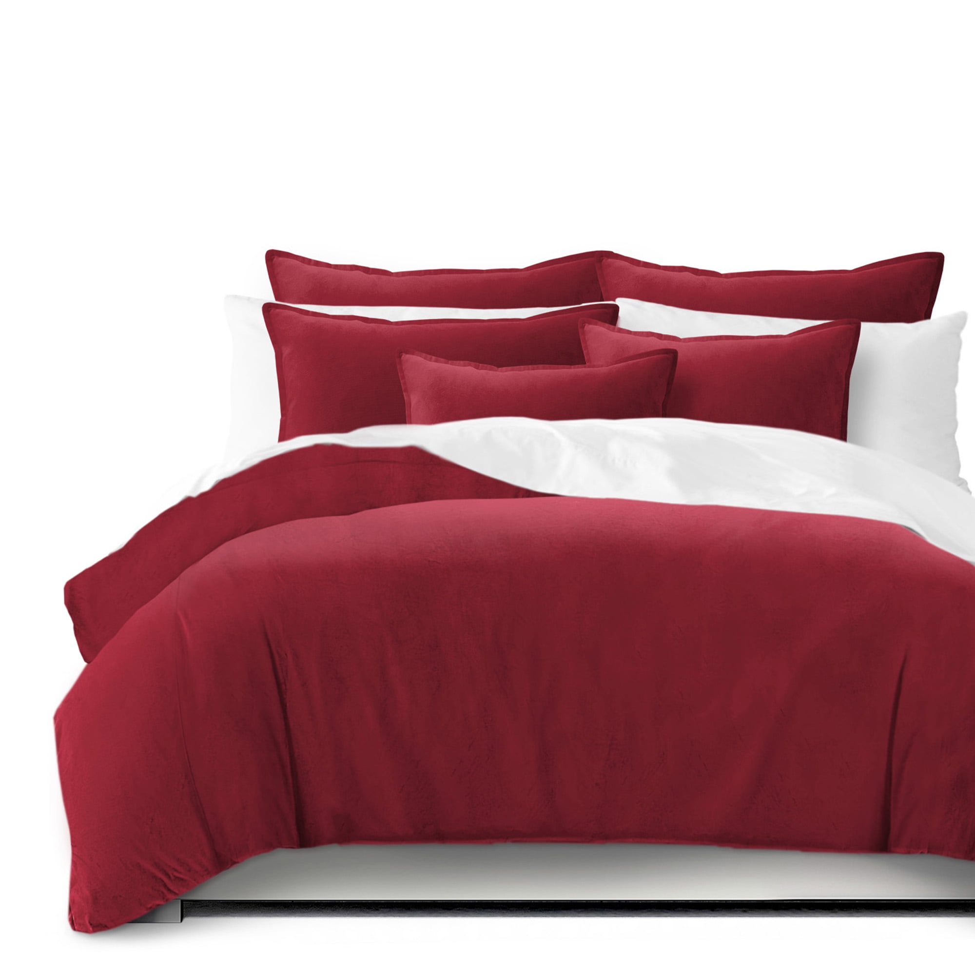 Vanessa Red Comforter Set King