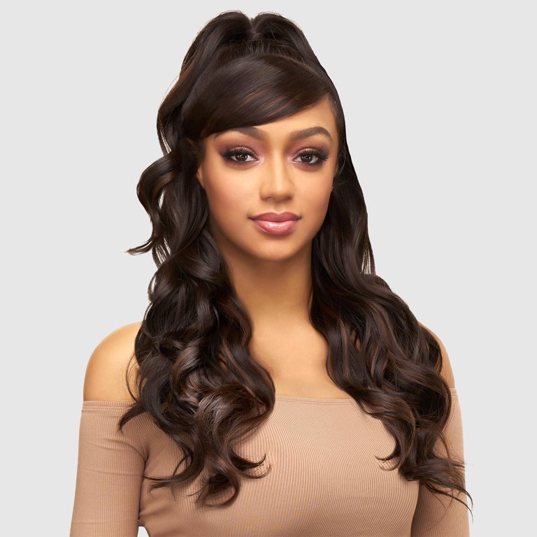 Vanessa Synthetic Hd Lace Wig View U Bang Wave Color BT4007