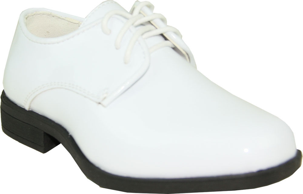 Vangelo Boy Tuxedo Shoe TUX1K Square Toe for Wedding and Formal Event