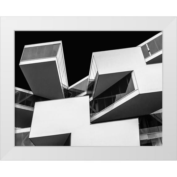 Vangindertael, Luc 32x26 White Modern Wood Framed Museum Art Print Titled - Actelion