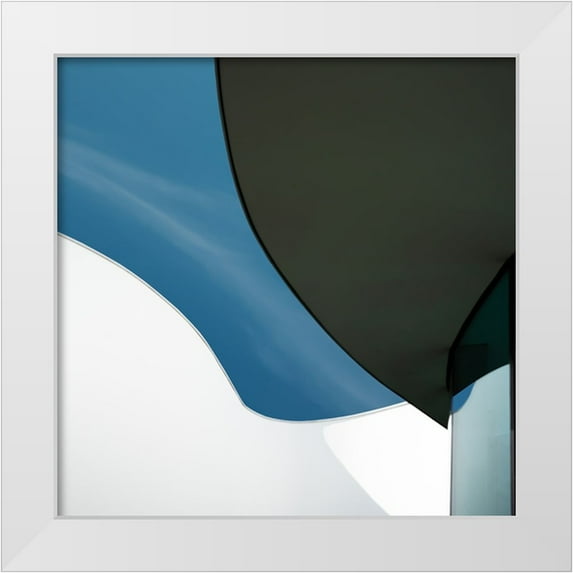 Vangindertael (laGrange), Luc 15x15 White Modern Wood Framed Museum Art Print Titled - Curves
