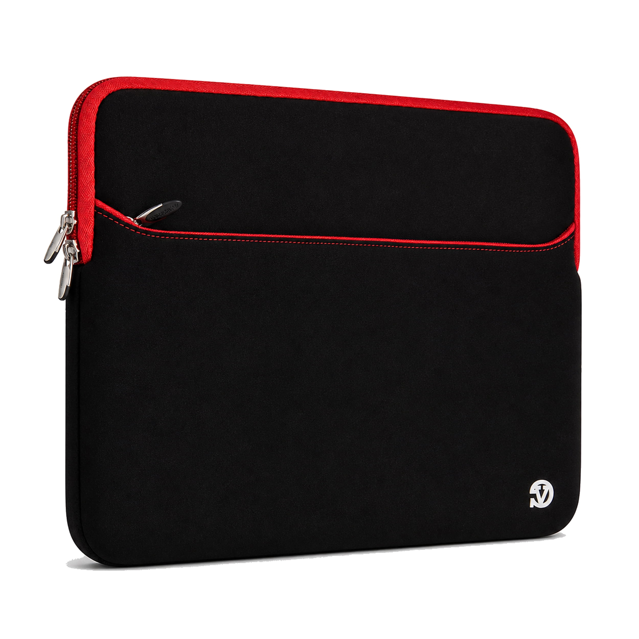 Vangoddy 15.6 Inch Laptop Sleeve Case, Water-Resistant Neoprene Notebook Bag with Zipper and Front Pocket, Fits 15.4-15.6 in Laptops
