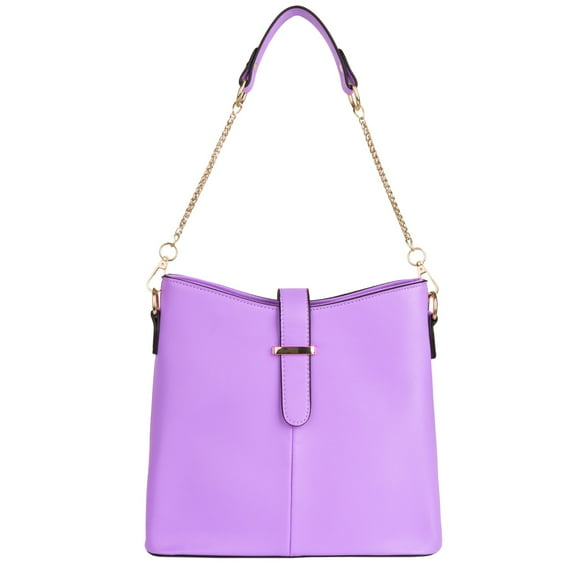 Vangoddy Serena Buckling Tote Bag with Detachable Cross Body Strap