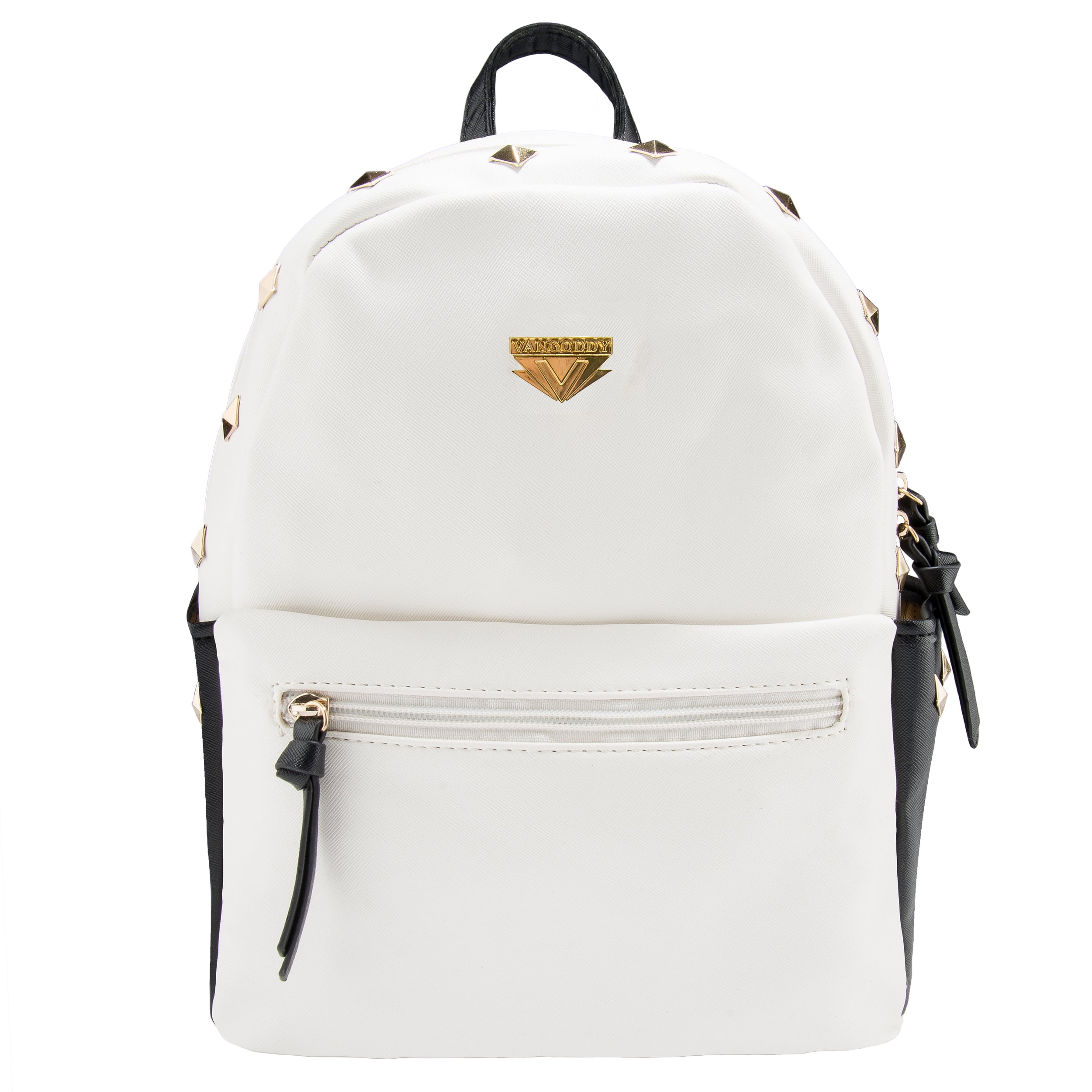 Vangoddy women's Mini Riveted Vegan Leather Backpack - Straps - Walmart.com