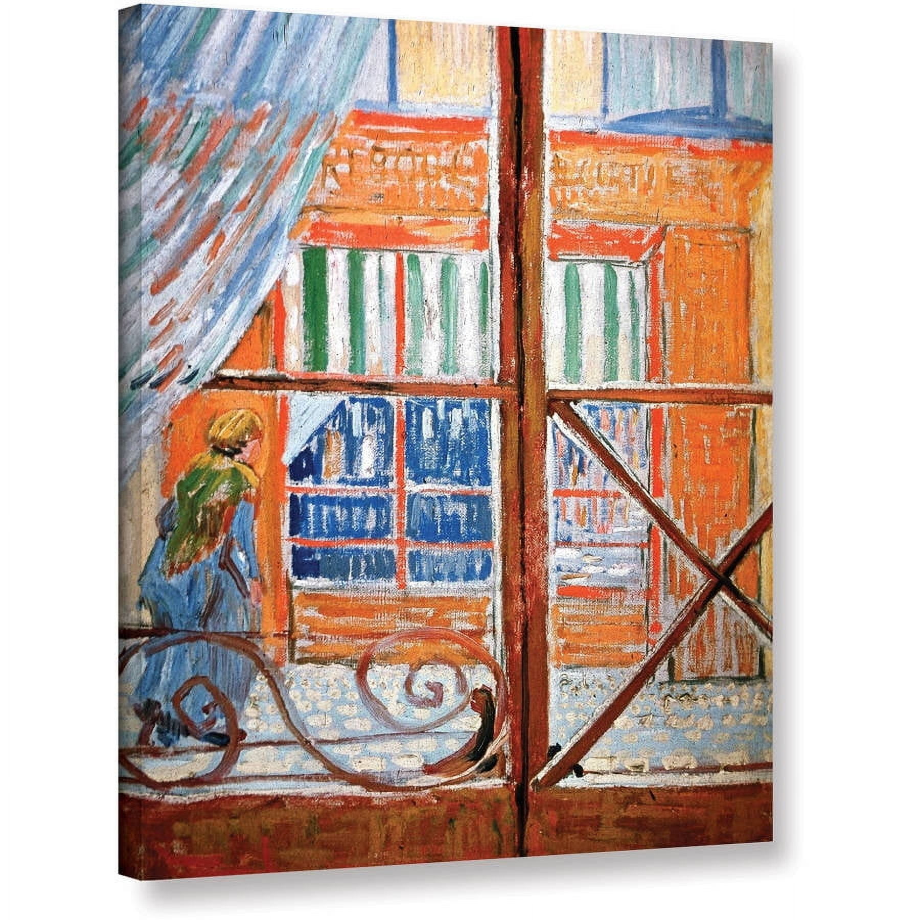 Vangogh "Pork-Butchers Shop Through The Window" Wrapped Canvas Art