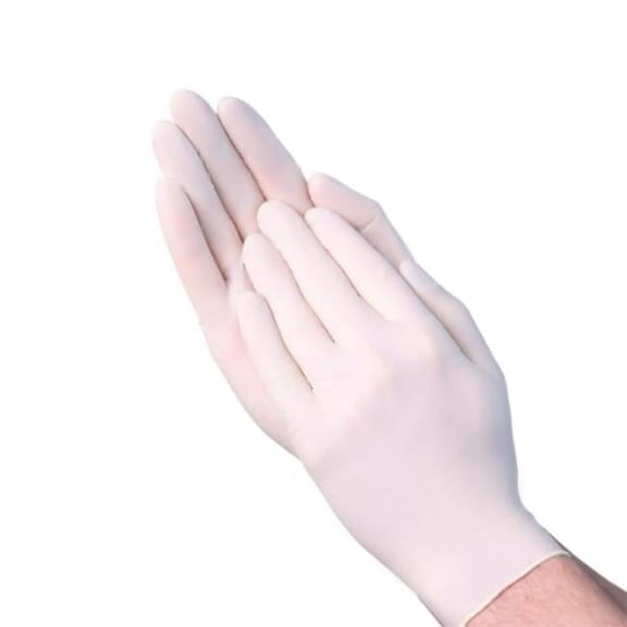 Vanguard International Sourcin A33A12 5 mil Latex Powder Free Glove, Cream - Medium