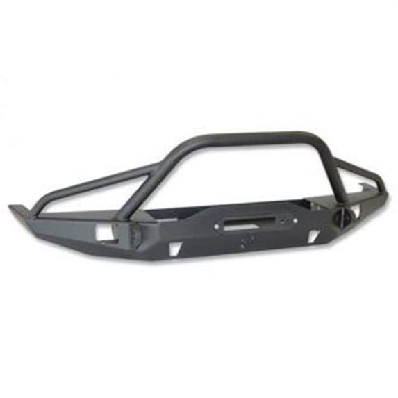 Vanguard Pre Runner Front Winch Bumper for 1984-2001 XJ Cherokee, Black