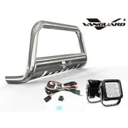 Vanguard Stainless Steel Bull Bar 4.5in Cube LED Kit | Compatible with 17-22 Honda CR-V