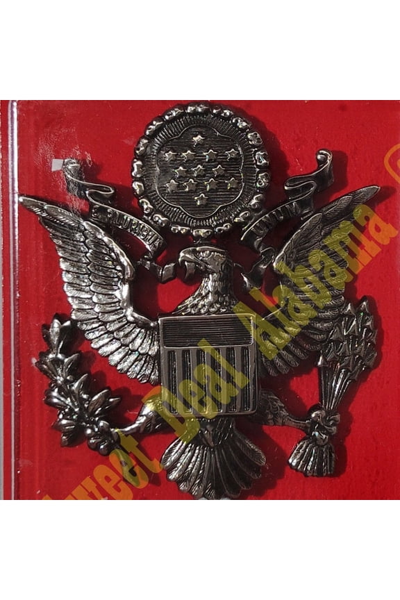 Vanguard USAF Cap Device Pin: High Relief: Officer - Female, 2-1/2"H x 2-1/4"W