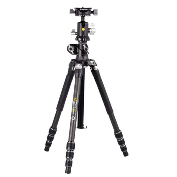 Vanguard VEO 3T+ 264CB 160S 4-Section Carbon Fiber Travel Tripod with Ball Head, Black