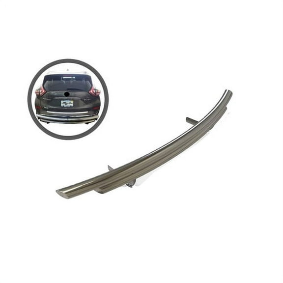Vanguard VGRBG-1018-0544SS Stainless Steel Double Layer Rear Bumper Guard | Compatible with 09-22 Nissan Murano