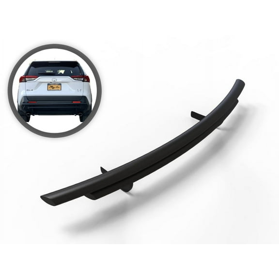 Vanguard VGRBG-2059VBK Black Powdercoat Double Layer Rear Bumper Guard | Compatible with 21-22 Toyota Venza