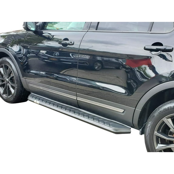 Vanguard VGSSB-2185-1146AL Black F1 Style Running Boards | Compatible with 11-15 Lexus RX350 / 11-15 Lexus RX450H / 08-13 Toyota Highlander