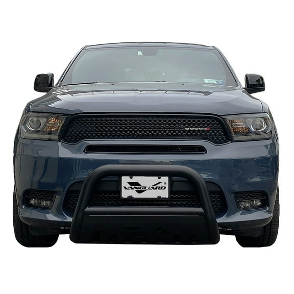 Vanguard VGUBG-1074-1788BK Black Powdercoat Classic Bull Bar | Compatible with 11-22 Dodge Durango Excludes SRT Models/ 11-22 Jeep Grand Cherokee