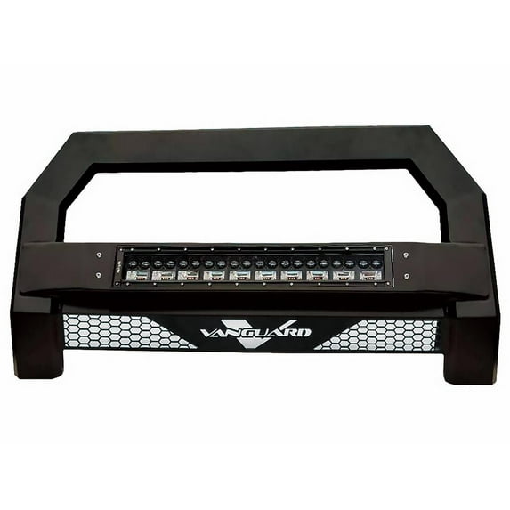 Vanguard VGUBG-2143-2279BK-LED Black Powdercoat Vantage Bull Bar | Compatible with 14-18 Subaru Forester