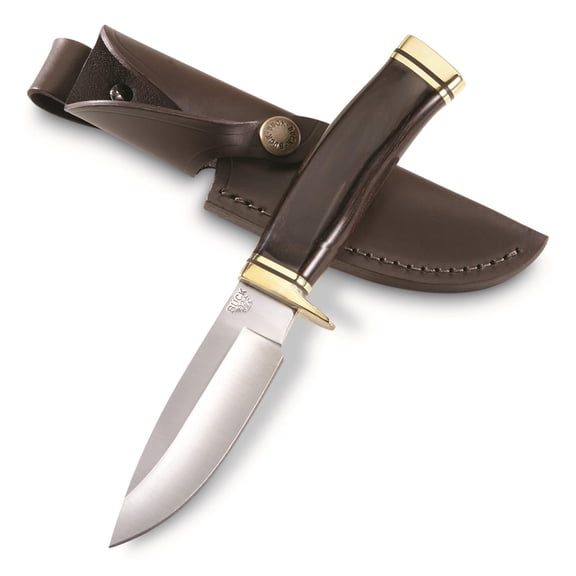 Buck Knives 192 Vanguard Hunting Knife, 4-1/4" Fixed Blade, Wood Handle, 6.3 oz
