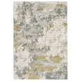 thumbnail image 1 of Vanhorn Metallic Abstract Rug, Golden Glow/Ivory, 1ft-8in x 2ft-10in Accent Rug, 1 of 5