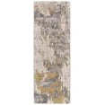 thumbnail image 1 of Vanhorn Metallic Abstract Rug, Golden Glow/Ivory, 2ft-10in x 7ft-10in, Runner, 1 of 5