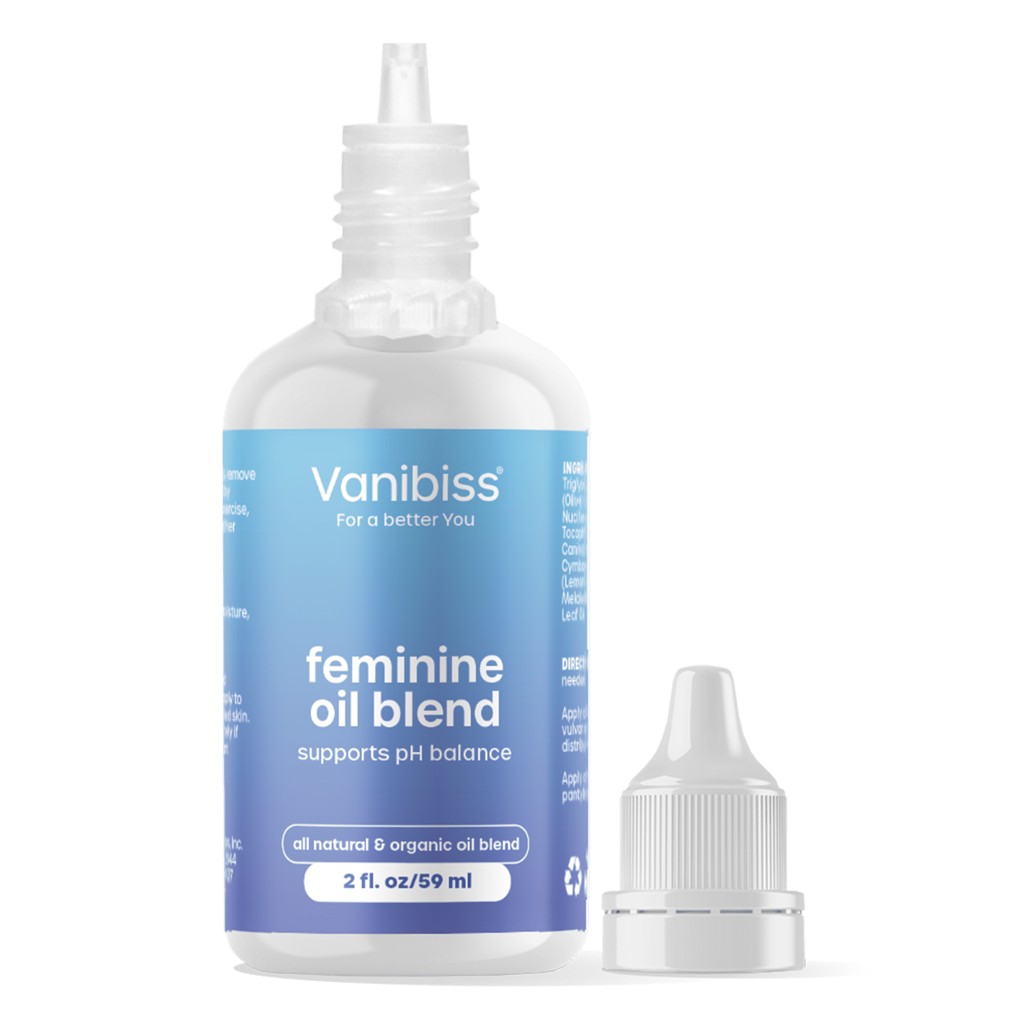 Vanibiss Feminine Oil Blend Vaginal Odor, Dryness, Ph Balance and