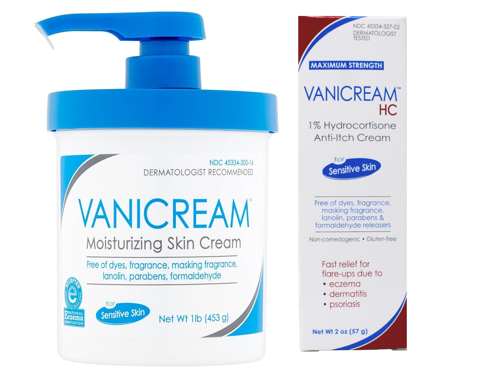 Vanirate Creams Cream 1kg 2個セット Vanicream Moisturizing Cream 1 Lb Pump