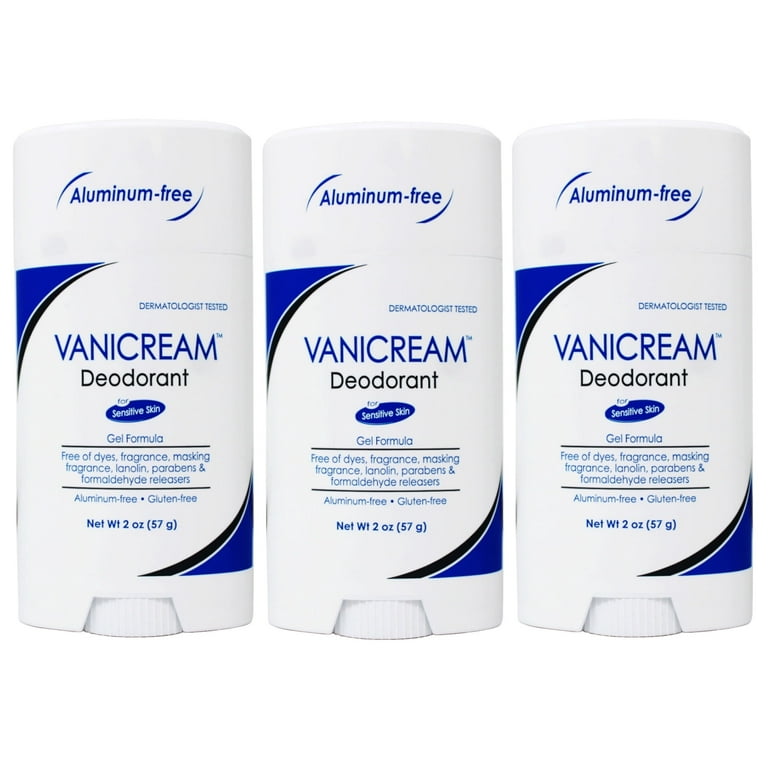 Vanicream Aluminum-Free Deodorant for Eczema, Fragrance-Free Gel