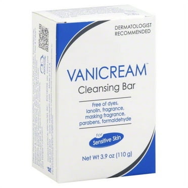 Vanicream Cleansing Bar, For Sensitive Skin, Fragrance Free, 3.9 oz (110 g)