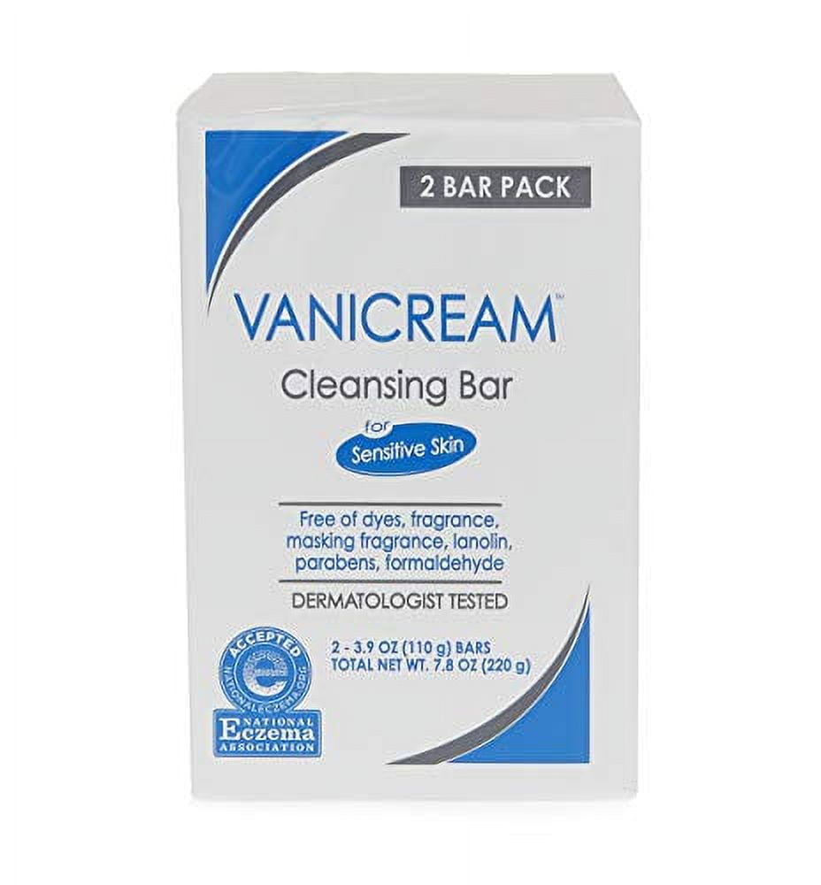 Vanicream Cleansing Bar Fragrance, Gluten and Sulfate Free For