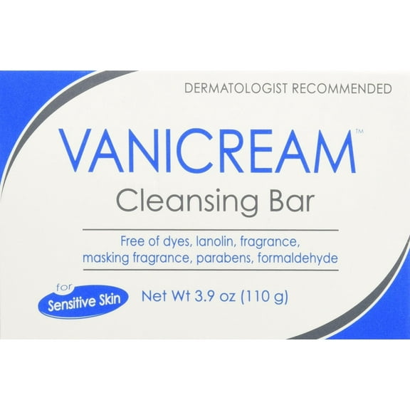 Vanicream Cleansing Bar Soap, Fragrance-Free, 3.9 Oz