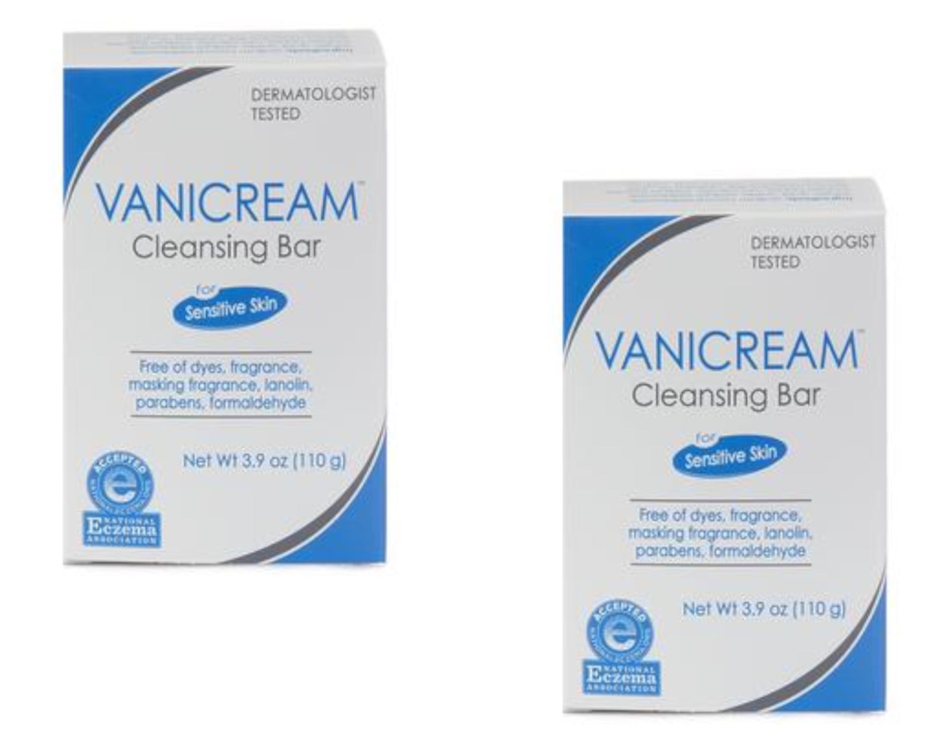 Vanicream Cleansing Bar For Sensitive Skin, Unscented 3.9 Ounce (Pack