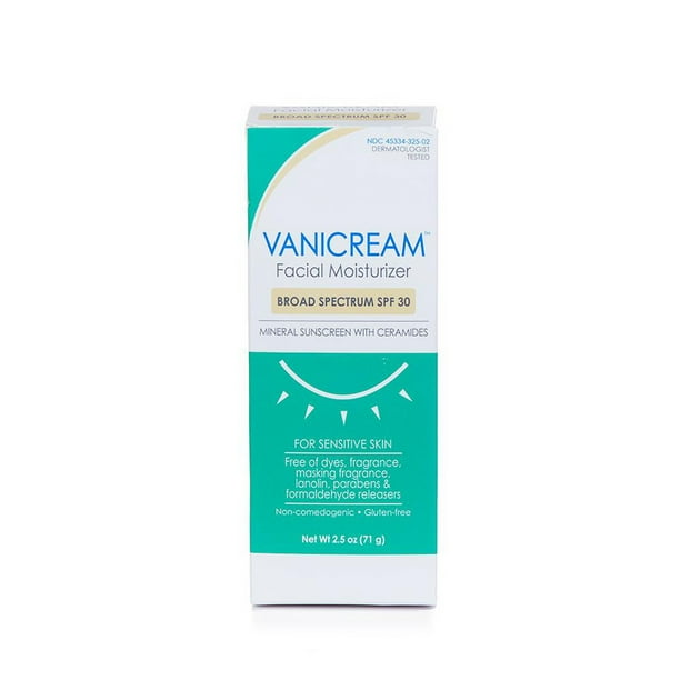 Vanicream Facial Moisturizer for sensitive skin, broad spectrum SPF 30