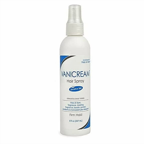 Vanicream Firm Hold Hairspray, Fragrance and Gluten Free, For Sensitive Skin, 8 Ounce, Packaging May Vary