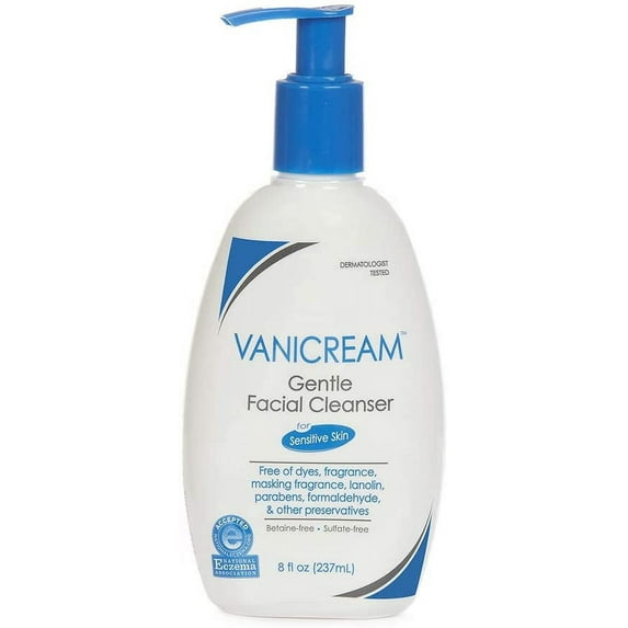Vanicream For Sensitive Skin Gentle Facial Cleanser, 8 fl oz