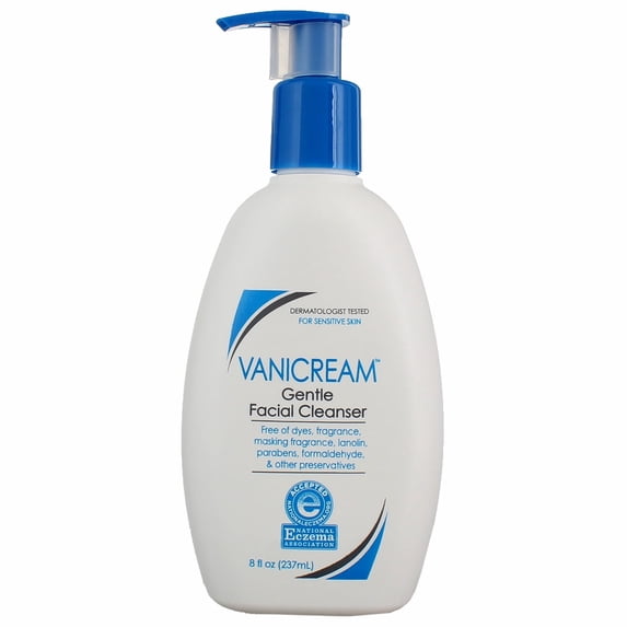 Vanicream For Sensitive Skin Gentle Facial Cleanser, 8 fl oz