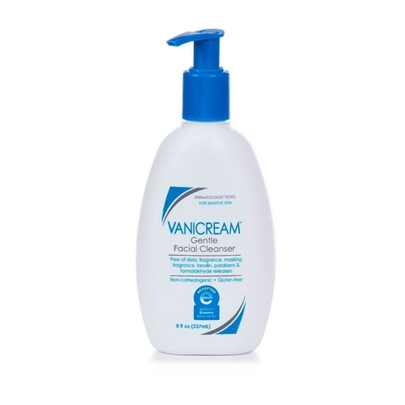 Vanicream Gentle Facial Cleanser with Pump Dispenser - 8 fl oz - Formulated Without Common Irritants for Those with Sensitive Skin C39