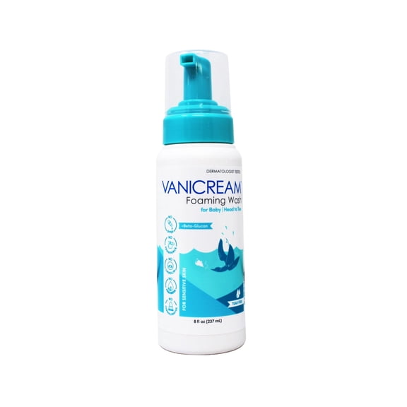 Vanicream Foaming Wash, For Baby, Sensitive Skin, Tear Free, 8 fl oz (237 ml)