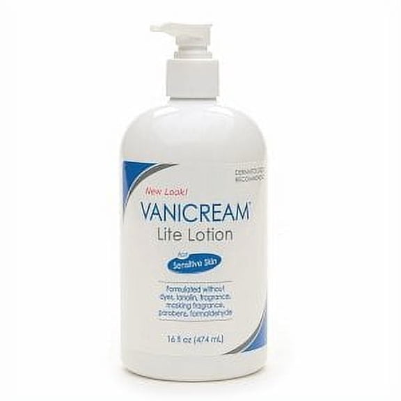 Vanicream Moisturizing Lotion with Pump Dispenser - 16 fl oz (1 lb) Formulated Without Common Irritants for Those with Sensitive Skin