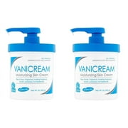 Vanicream Moisturizing Skin Cream for Sensitive Skin with Pump Dispenser - 16 fl oz 1 lb - 2 Pack