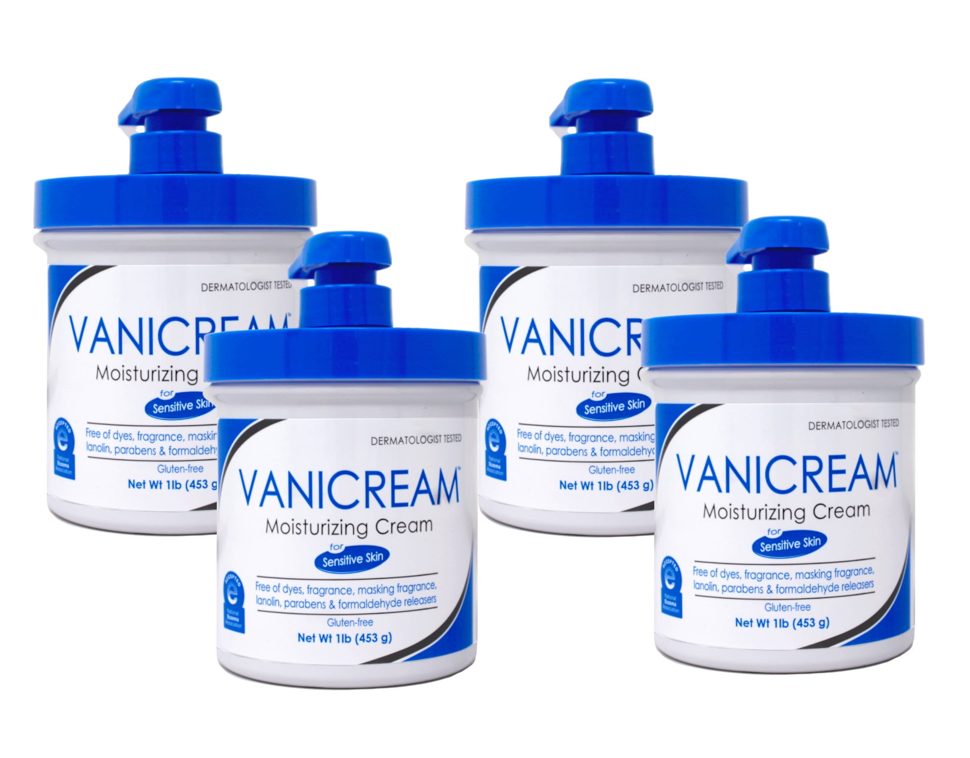 Vanicream Moisturizing Cream for Face & Body, Sensitive Skin