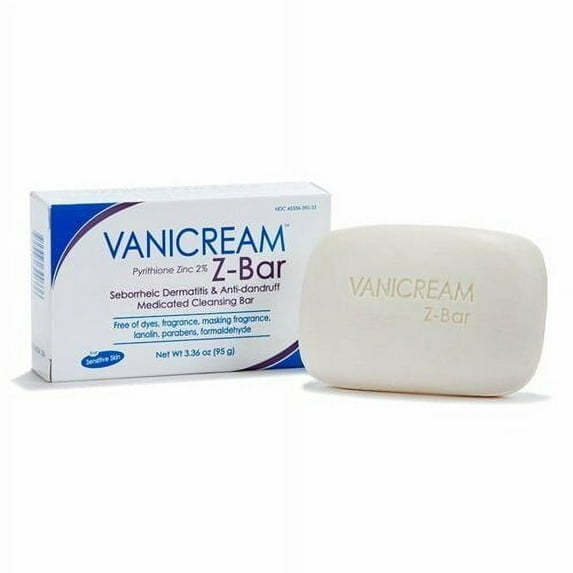 Vanicream Z-Bar Medicated Cleansing Bar Soap, 3.36 Oz.