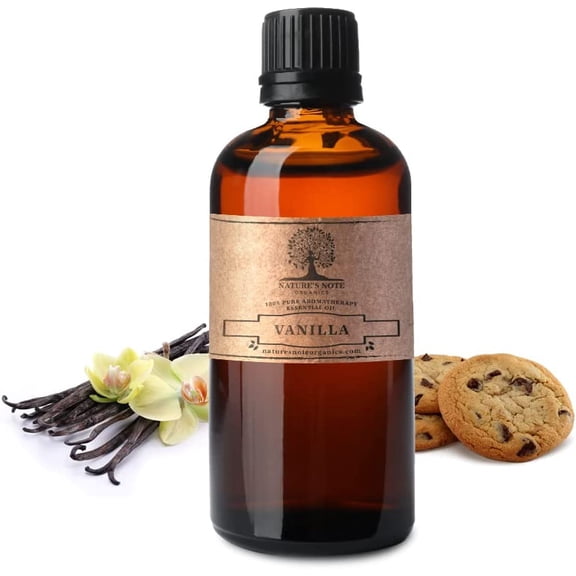 Vanilla - 100% Pure Aromatherapy Grade Essential oil by Nature's Note Organics - 1 Fl Oz
