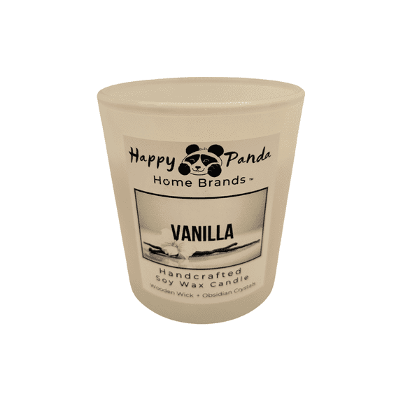 Vanilla 10oz. Scented Candle | Happy Panda Home Brands