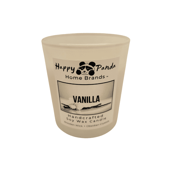 Vanilla 10oz. Scented Candle | Happy Panda Home Brands