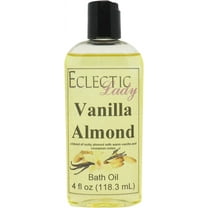 Vanilla Almond Bath Oil - Scented Body Oil - Relaxing & Moisturizing Bathing Oil - Fragrance Body Oil For Dry & Rough Sensitive Skin - 4 oz