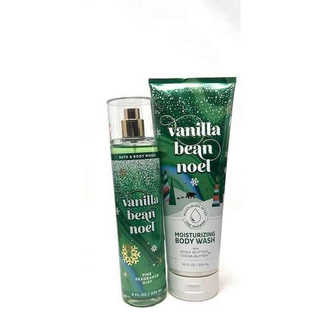 Vanilla Bean Body Wash and Mist Set (2Pc)