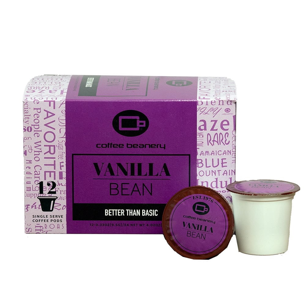 Vanilla Bean Flavored Coffee Regular or Decaf Regular, Size 12ct Pods
