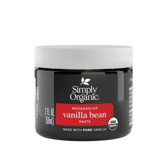 Vanilla Bean Paste 2 Simply Organic Fluid Ounce
