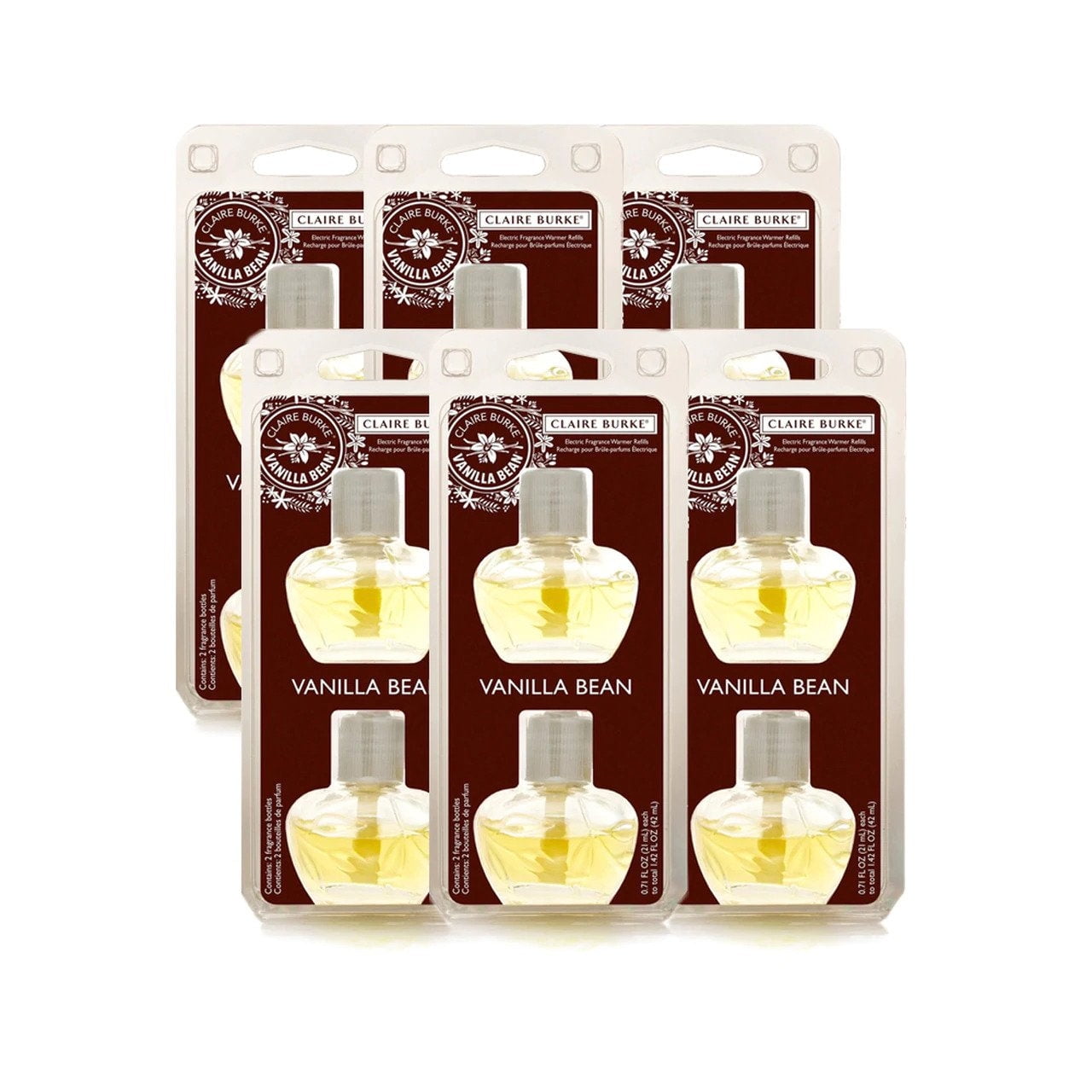 Claire Burke Vanilla Bean Plug-in Refills - 6Pk